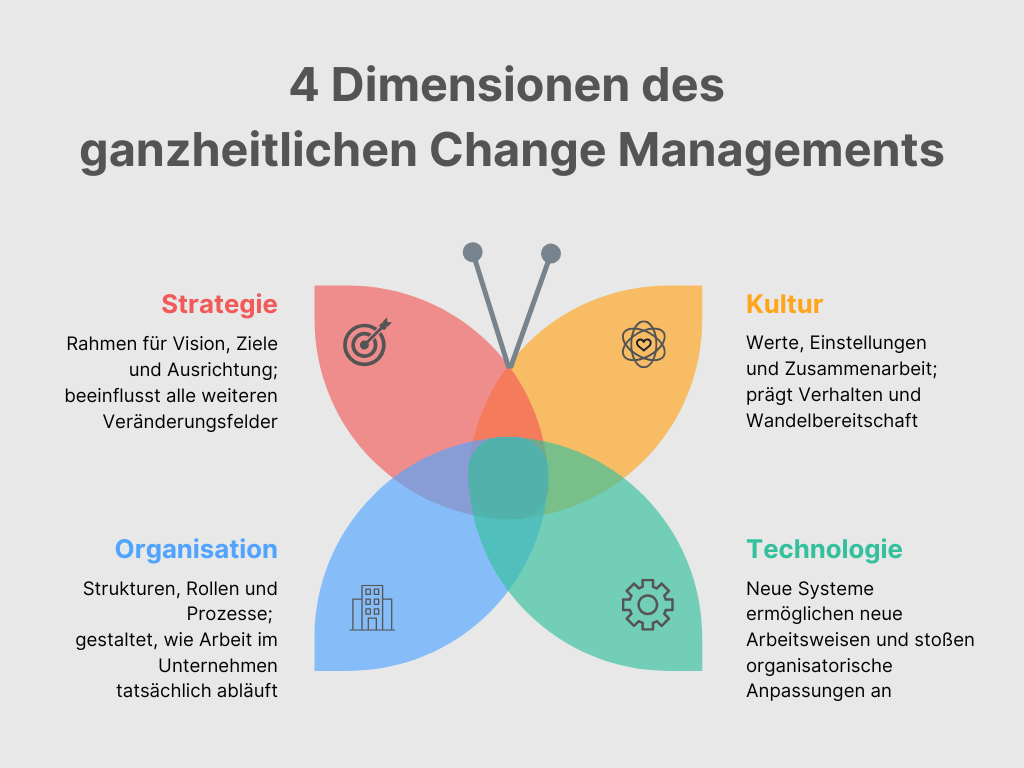 Change Management Dimensionen